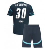 RB Leipzig Benjamin Sesko #30 Tredje sæt Børn 2024-25 Kortærmet (+ Korte bukser)